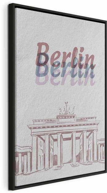Artgeist Paveikslas - Berlin in Watercolours (1 Part) Vertical