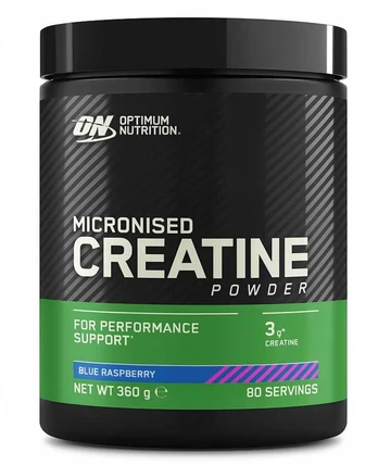 Optimum Nutrition Creatine 360 g Mėlyna Raspberry