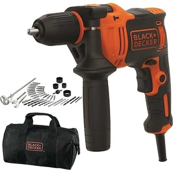 Hammer Black & Decker 710W Perforatorius + 40Acc. + Softbag