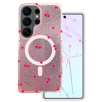 Dėklas Telforceone Cherry Mag case for Samsung Galaxy S26 Ultra glitter