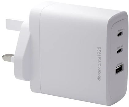 „dbramante1928 Bulk - IT - EU“ sieninis įkroviklis - 2xUSB-C 100W 1xUSB-A -W, vidaus, AC, balta