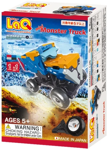 Japoniškas konstruktorius LaQ "Hamacron Constructor Mini Monster Truck"