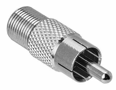 Antenos adapteris Rf Rca/cinch/kištukas-f/lizdas 75ohm