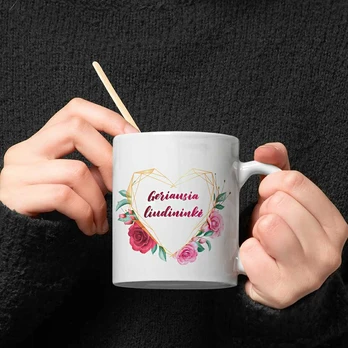 Puodelis "Geriausia liudininkė"