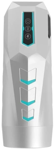 Automatinis vyriškas masturbatorius, sidabras