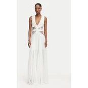 Babylon Vakarinė suknelė W EL0706 Balta Regular Fit