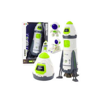 Lean Toys Space Rocket Ship Astronaut Figures Lights Sounds
