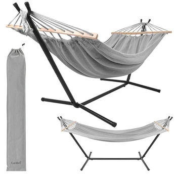 Iso Trade Garden hammock 200x150cm Gardlov with frame 27293