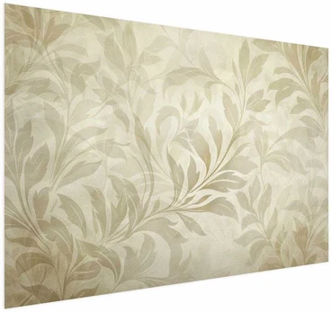 Artgeist Plakatas - Sand-colored Leaves and Vines