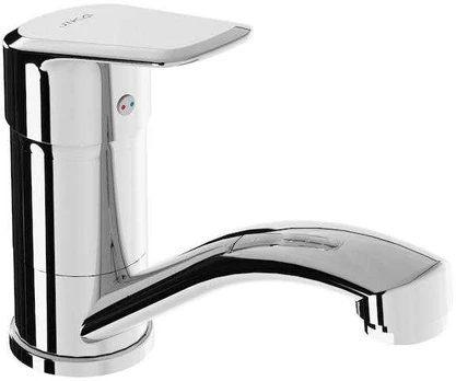 sink mixer with low 143 mm swivel spout