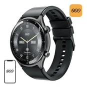 QCY S7 smartwatch (black) kaina