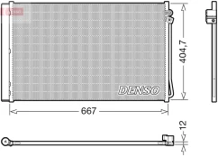 DENSO DCN17062 Air conditioning condenser kaina