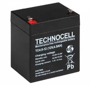 Akumuliatorius AGM TECHNOCELL serii TC 12V 4,5Ah kaina