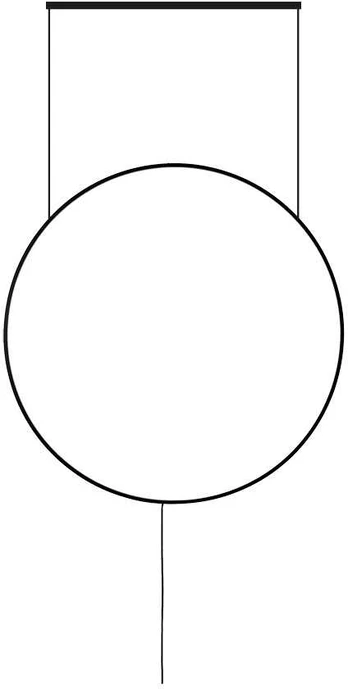 19W LED sieninis šviestuvas SHADOW, juodas, 3000K