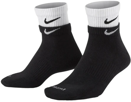 Kojinės Nike U Nk Everyday Plus Cush Ankle 1P DH4058 011, juodos/baltos