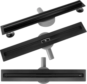 REA Neox Slim pro Linear Drain Juodas 100