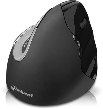 Kompiuterio pelė Evoluent Mouse 4 Right Hand Mac, bluetooth, juoda