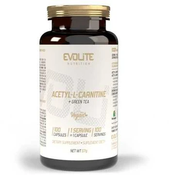 EvoLite Acetyl-L-Carnitine + Žalias Tea 100 kaps.
