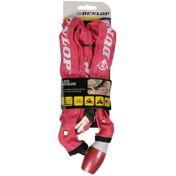 Dviračio užraktas 120cm Dunlop - Rožinis