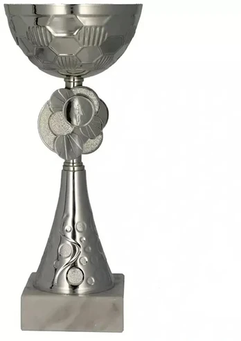 Detal Sidabrinis metalinis puodelis