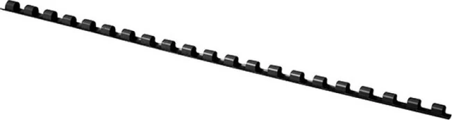 Plastikiniai įrišimo spiralės, A4, 6mm, 100 vnt., juodos