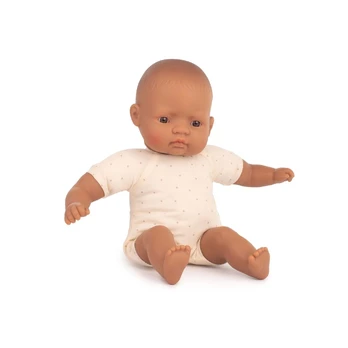 Lėlė - kūdikis Miniland Hispanic, 32 cm, ruda sp.