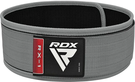 Sunkiosios atletikos diržas RDX RX1, pilka, L