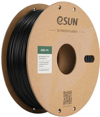 eSUN ABS-FR 1.75mm 1kg - Juodas