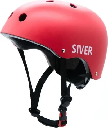 Kask dziecięcy Motus Siver MOTHAM8MR dydis M, raudona
