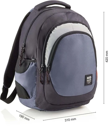 Miquelrius Rucksack Triple Berlin Recy 30l 3 Fächern blau