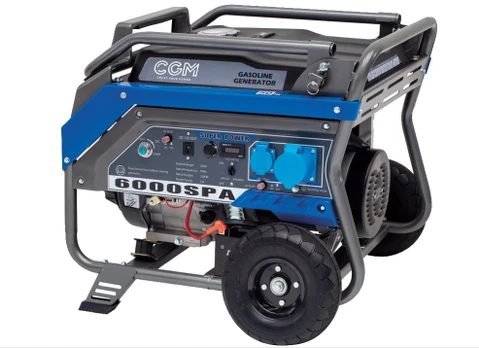 CGM 6000SPA Benzininis generatorius su ARĮ skydu 4900W, 230V, 6kVA
