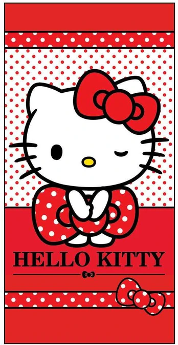 Sanrio Hello Kitty microfibre beach towel