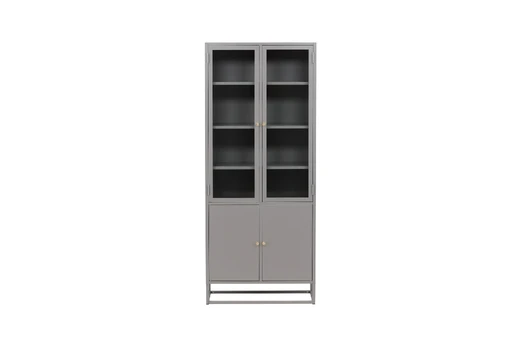 Bakal Covered Bookcase - Light Grey