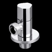 Kampinis ventilis INVENA, 1/2"x3/8" kaina