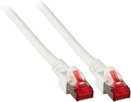 EFB RJ45 Patchkabel S/FTP, Cat.6, LSZH, 1m, baltas