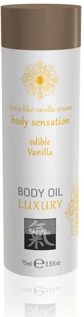 HOT Luxury Body Oil Vanilla 75ml - Aromatic Massage Formula