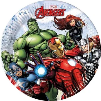 GoDan Avengers popierinės lėkštės 20cm 8cm