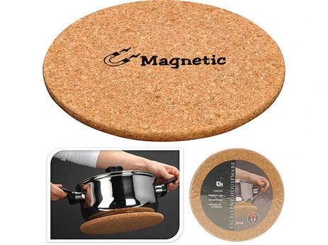 Kamštinis padėkliukas su magnetu ø21 cm