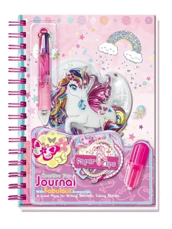 Pecoware Spiral Diary - Unicorn Rainbow
