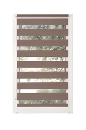 Ritininė užuolaida Karpol Mini Basic, tamsiai ruda, 68 cm x 215 cm
