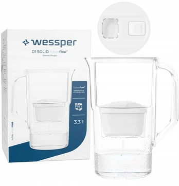 Dzbanek Wessper D1 SOLID FutureFlow aquamax (WES203-FF-WH)