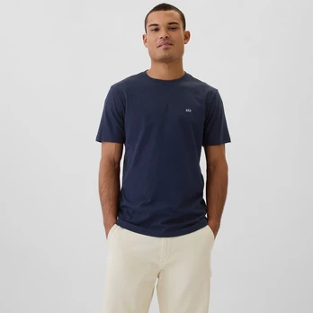 GAP Micro Logo Crew Tapestry Navy - Dydis L (502022-03 Marškinėliai)