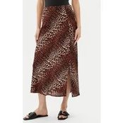 Pieces Midi sijonas Nya 17147811 Ruda Regular Fit