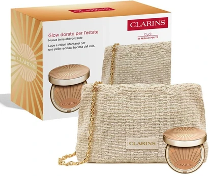 CLARINS SET (POUDRE SOLEIL 25 + SUMMER POUCH)