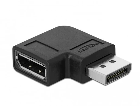 ADAPTER DISPLAYPORT(M) 1.4->DISPLAYPORT(F) 8K KAMPINIS 90" PRAWO DELOCK