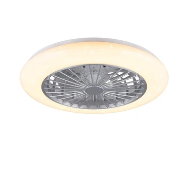 Stralsund LED ceiling fan grey starlight ventilators