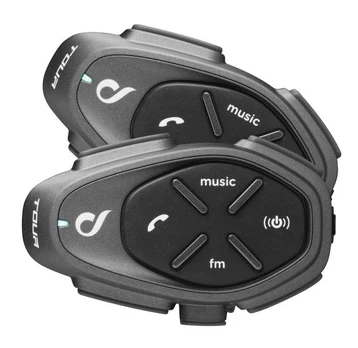 Intercom INTERPHONE TOUR HD komplektas 2 šalmai