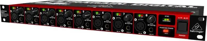 Behringer Ultragain Digital ADA8200 -äänikortti