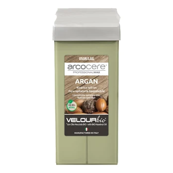 ARCOCERE VELOUR BIO ARGAN rutulinis depiliacinis kūno vaškas, 100 ml