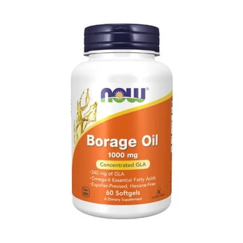 NOW Borage Oil 1000mg - 60 kaps.